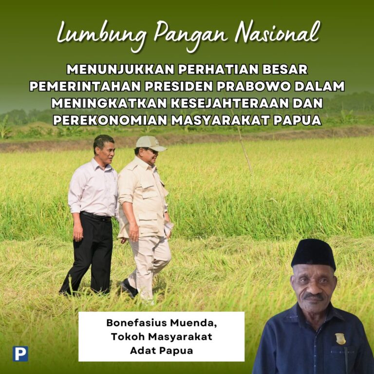 Komitmen Pemerintah Wujudkan Kemandirian Ekonomi Papua Melalui Lumbung Pangan Nasional