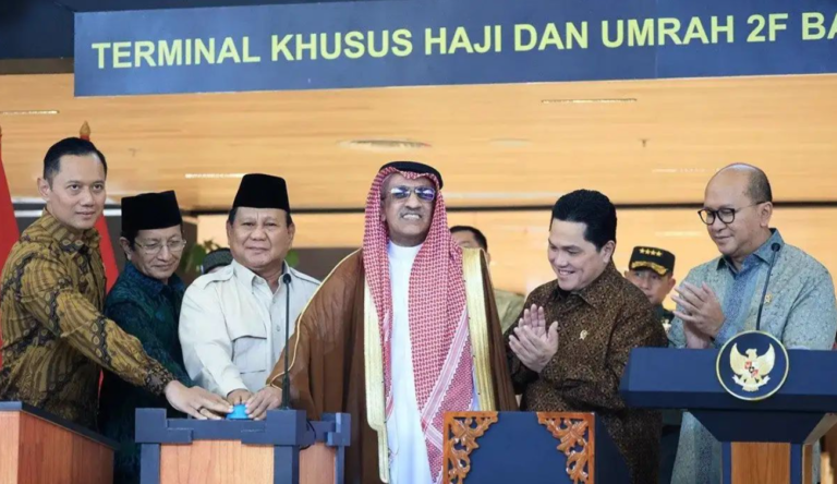 Presiden Prabowo Resmikan Terminal Khusus Haji dan Umrah di Soetta, Permudah Perjalanan Ibadah Jemaah